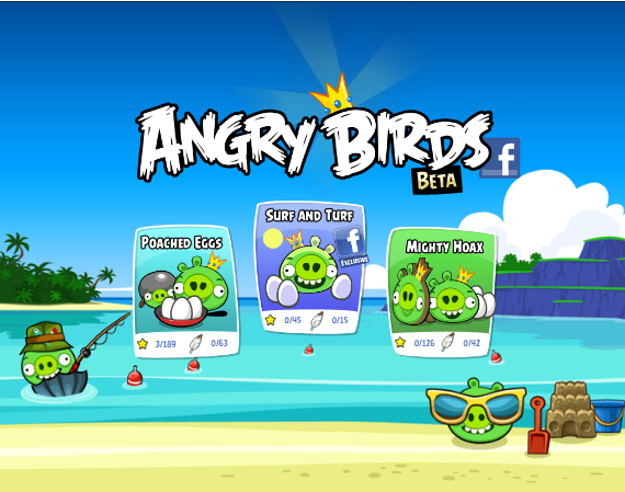Angrybirds facebook 攻略